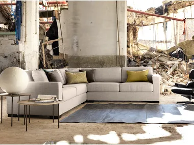 NEWMAN - Corner fabric sofa _ Domingo Salotti